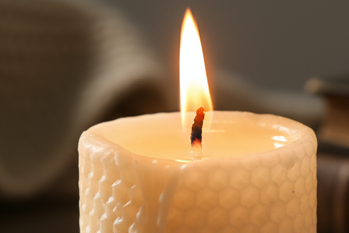 candle burning